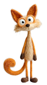 Cute Stuffed Fox Vinyl Car Decal Sticker – Waterproof & UV-Resistant 4.8533333333333335"