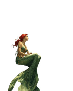 Mermaid Richard Powers Vinyl Car Decal Sticker – Waterproof & UV-Resistant 4.0"