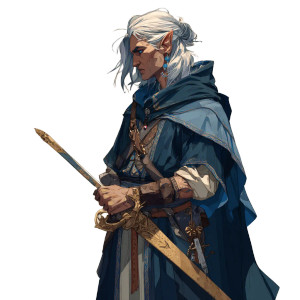 Elven Warrior V23 Vinyl Car Decal Sticker – Waterproof & UV-Resistant 3.4133333333333336"