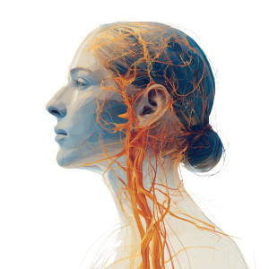 Glowing Nervous System Vinyl Car Decal Sticker – Waterproof & UV-Resistant 6.826666666666667"