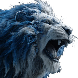 Roaring Blue Lion V2 Vinyl Car Decal Sticker – Waterproof & UV-Resistant 6.826666666666667" Roaring Blue Lion V2 Vinyl Car Decal Sticker – Waterproof & UV-Resistant 6.826666666666667"
