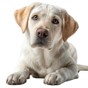 Labrador Pose Vinyl Car Decal Sticker – Waterproof & UV-Resistant 6.826666666666667"