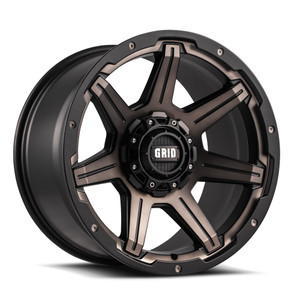 Grid Wheels 20x9 Matte Black Wheel | 5x127/5x5.00/5x139.7 | Compatible with TPMS, 2600lb Load Capacity