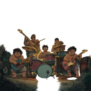 Filipino Cavemen Band Vinyl Car Decal Sticker – Waterproof & UV-Resistant 3.4133333333333336"
