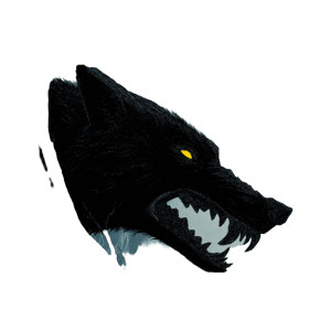 Snarling Wolf V23 Vinyl Car Decal Sticker – Waterproof & UV-Resistant 3.4133333333333336"