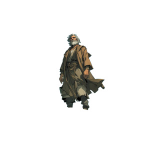 Biblical Noah Vinyl Car Decal Sticker – Waterproof & UV-Resistant 3.4133333333333336"