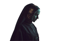 Cyberpunk Techno-Nun Vinyl Car Decal Sticker – Waterproof & UV-Resistant 2.72"