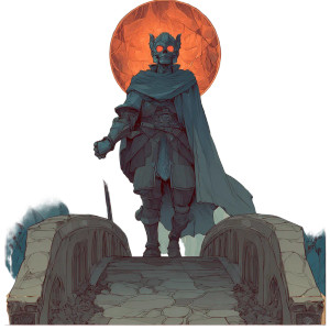 Undead Art Nouveau Knight Vinyl Car Decal Sticker – Waterproof & UV-Resistant 3.4133333333333336"