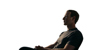 Zuckerberg In Futuristic Office Vinyl Car Decal Sticker – Waterproof & UV-Resistant 2.72"