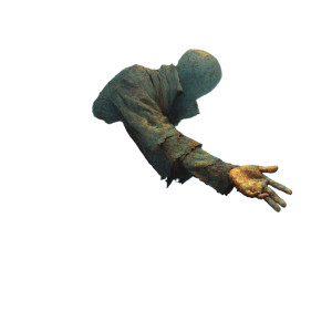Beksinski'S Falling Figure Vinyl Car Decal Sticker – Waterproof & UV-Resistant 3.4133333333333336"