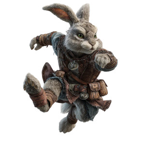 Rabbit Rogue Vinyl Car Decal Sticker – Waterproof & UV-Resistant 3.4133333333333336" Rabbit Rogue Vinyl Car Decal Sticker – Waterproof & UV-Resistant 3.4133333333333336"