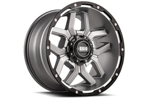 Enhance Your Ride with Grid Wheels GD07 | 20x9 Matte Anthracite With Black Lip Finish | 3640 lb Load Capacity