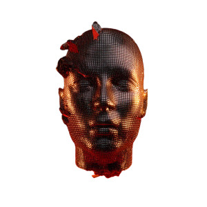 Ai Head Levitating Vinyl Car Decal Sticker – Waterproof & UV-Resistant 6.826666666666667"