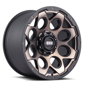 Enhance Your Ford F-350 Super Duty | Grid Wheels 20x10 - Matte Black Metallic Finish