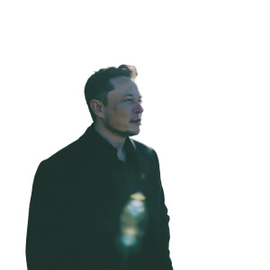 Elon Musk Walking Vinyl Car Decal Sticker – Waterproof & UV-Resistant 6.826666666666667"