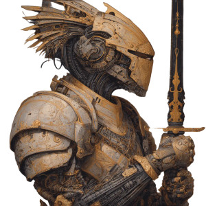 Biomechanical Knight Vinyl Car Decal Sticker – Waterproof & UV-Resistant 6.826666666666667" Biomechanical Knight Vinyl Car Decal Sticker – Waterproof & UV-Resistant 6.826666666666667"