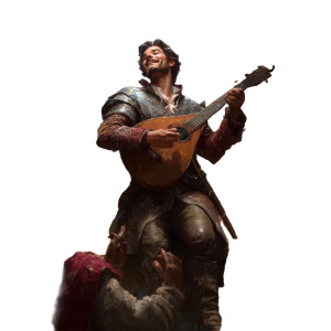 Smug Bard Hero Vinyl Car Decal Sticker – Waterproof & UV-Resistant 3.4133333333333336"