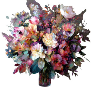 Exotic Flower Bouquet Vinyl Car Decal Sticker – Waterproof & UV-Resistant 3.4133333333333336" Exotic Flower Bouquet Vinyl Car Decal Sticker – Waterproof & UV-Resistant 3.4133333333333336"