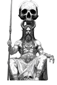 Moloch On Throne Vinyl Car Decal Sticker – Waterproof & UV-Resistant 4.4