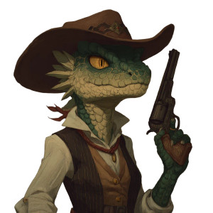 Green Kobold Cowboy Vinyl Car Decal Sticker – Waterproof & UV-Resistant 3.4133333333333336" Green Kobold Cowboy Vinyl Car Decal Sticker – Waterproof & UV-Resistant 3.4133333333333336"