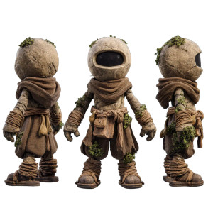 Stone T-Pose Character Vinyl Car Decal Sticker – Waterproof & UV-Resistant 6.826666666666667"