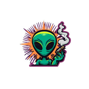 Friendly Alien Mascot Vinyl Car Decal Sticker – Waterproof & UV-Resistant 3.4133333333333336" Friendly Alien Mascot Vinyl Car Decal Sticker – Waterproof & UV-Resistant 3.4133333333333336"