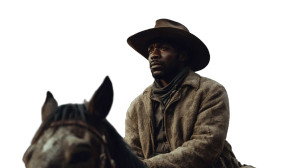 Black Cowboy Rider Vinyl Car Decal Sticker – Waterproof & UV-Resistant 5.4