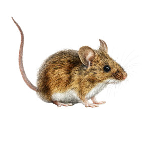 Field Mouse Vinyl Car Decal Sticker – Waterproof & UV-Resistant 3.4133333333333336"