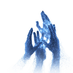 Glowing Digital Hands Vinyl Car Decal Sticker – Waterproof & UV-Resistant 6.826666666666667"