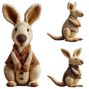 Crochet Kangaroo Vinyl Car Decal Sticker – Waterproof & UV-Resistant 3.4133333333333336" Crochet Kangaroo Vinyl Car Decal Sticker – Waterproof & UV-Resistant 3.4133333333333336"