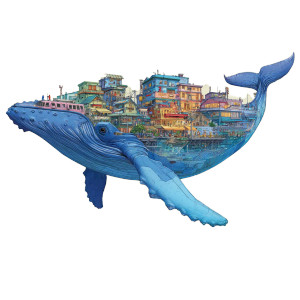 Whale Town Vinyl Car Decal Sticker – Waterproof & UV-Resistant 6.826666666666667" Whale Town Vinyl Car Decal Sticker – Waterproof & UV-Resistant 6.826666666666667"