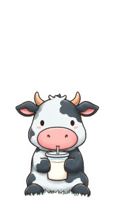 Cute Cow Drinking Vinyl Car Decal Sticker – Waterproof & UV-Resistant 4.8533333333333335" Cute Cow Drinking Vinyl Car Decal Sticker – Waterproof & UV-Resistant 4.8533333333333335"