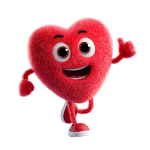 Cute Heart Character Vinyl Car Decal Sticker – Waterproof & UV-Resistant 3.4133333333333336" Cute Heart Character Vinyl Car Decal Sticker – Waterproof & UV-Resistant 3.4133333333333336"