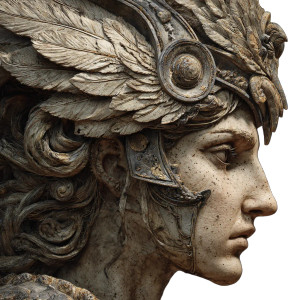 Athena Sculpture Vinyl Car Decal Sticker – Waterproof & UV-Resistant 3.4133333333333336" Athena Sculpture Vinyl Car Decal Sticker – Waterproof & UV-Resistant 3.4133333333333336"