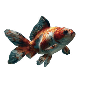 Swimming Fish V3 Vinyl Car Decal Sticker – Waterproof & UV-Resistant 3.4133333333333336"