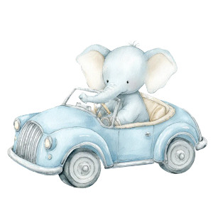 Baby Blue Elephant V2 Vinyl Car Decal Sticker – Waterproof & UV-Resistant 3.4133333333333336" Baby Blue Elephant V2 Vinyl Car Decal Sticker – Waterproof & UV-Resistant 3.4133333333333336"