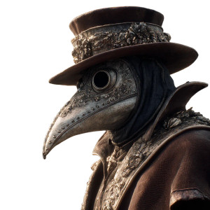 Plague Doctor V3 Vinyl Car Decal Sticker – Waterproof & UV-Resistant 3.4133333333333336" Plague Doctor V3 Vinyl Car Decal Sticker – Waterproof & UV-Resistant 3.4133333333333336"