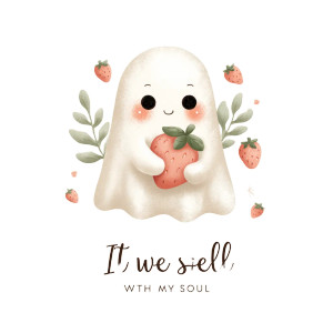 Kawaii Ghost Strawberry Vinyl Car Decal Sticker – Waterproof & UV-Resistant 3.4133333333333336" Kawaii Ghost Strawberry Vinyl Car Decal Sticker – Waterproof & UV-Resistant 3.4133333333333336"