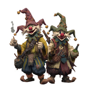 Clown Kobolds Vinyl Car Decal Sticker – Waterproof & UV-Resistant 3.4133333333333336"