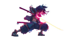 Cyberpunk Samurai V59 Vinyl Car Decal Sticker – Waterproof & UV-Resistant 5.4