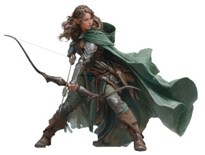 Elf Ranger Art Vinyl Car Decal Sticker – Waterproof & UV-Resistant 6.1866666666666665"