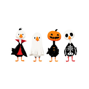 Halloween Cartoon Geese Vinyl Car Decal Sticker – Waterproof & UV-Resistant 3.4133333333333336" Halloween Cartoon Geese Vinyl Car Decal Sticker – Waterproof & UV-Resistant 3.4133333333333336"