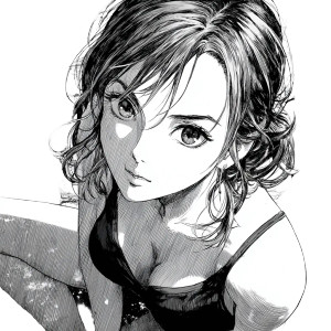 Keira Knightley Manga Vinyl Car Decal Sticker – Waterproof & UV-Resistant 3.4133333333333336"