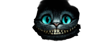 Mystical Cheshire Cat Vinyl Car Decal Sticker – Waterproof & UV-Resistant 2.72"