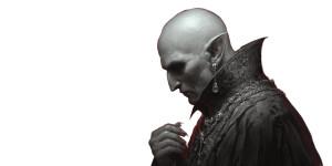 Bald Vampire Lord Vinyl Car Decal Sticker – Waterproof & UV-Resistant 2.56"