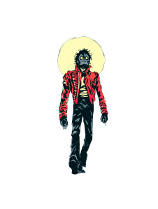 Michael Jackson Thriller V2 Vinyl Car Decal Sticker – Waterproof & UV-Resistant 4.1066666666666665"