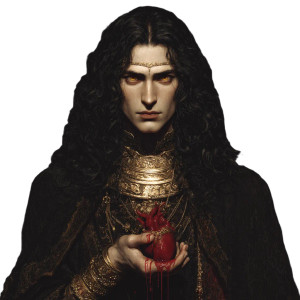 Golden Vampire Noble V2 Vinyl Car Decal Sticker – Waterproof & UV-Resistant 3.4133333333333336"