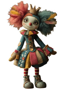 Whimsical Fantasy Doll Vinyl Car Decal Sticker – Waterproof & UV-Resistant 4.4 Whimsical Fantasy Doll Vinyl Car Decal Sticker – Waterproof & UV-Resistant 4.4