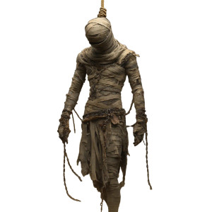 Chained Fantasy Mummy Vinyl Car Decal Sticker – Waterproof & UV-Resistant 3.4133333333333336"