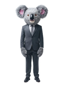 Koala Business Mascot Vinyl Car Decal Sticker – Waterproof & UV-Resistant 8.213333333333333" Koala Business Mascot Vinyl Car Decal Sticker – Waterproof & UV-Resistant 8.213333333333333"
